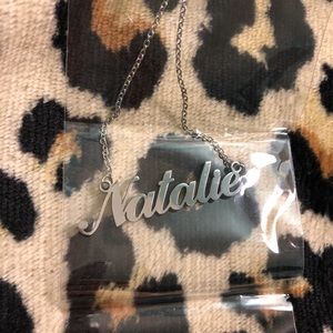 NWT CUSTOM NATALIE NAME NECKLACE